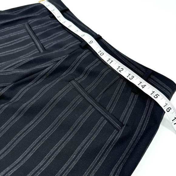 Athropologie Cartonnier LOU Taper Cuffed Wool Blend Striped Trouser - Picture 4 of 10